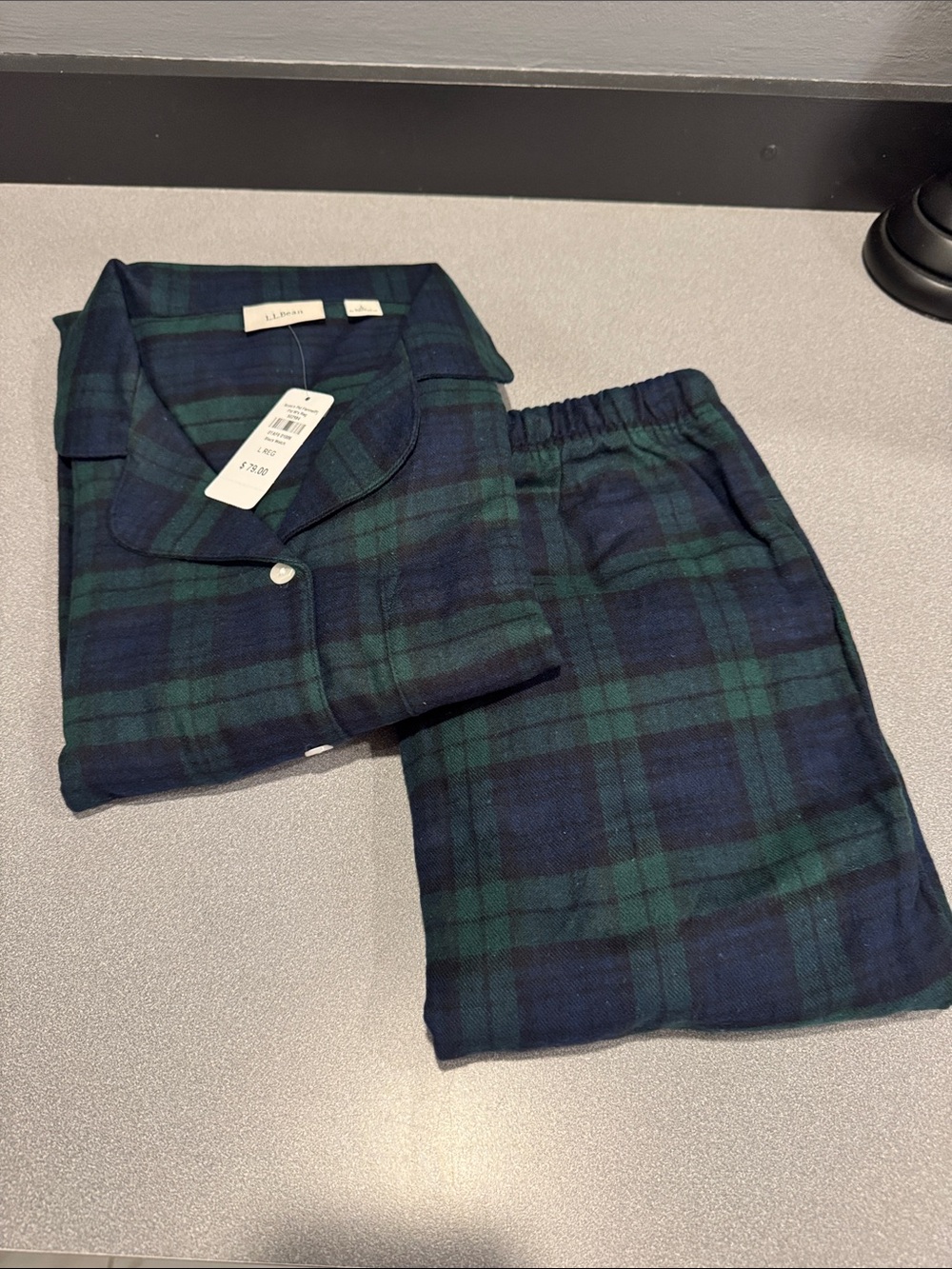NEW-LL Bean Flannel Pajama Set